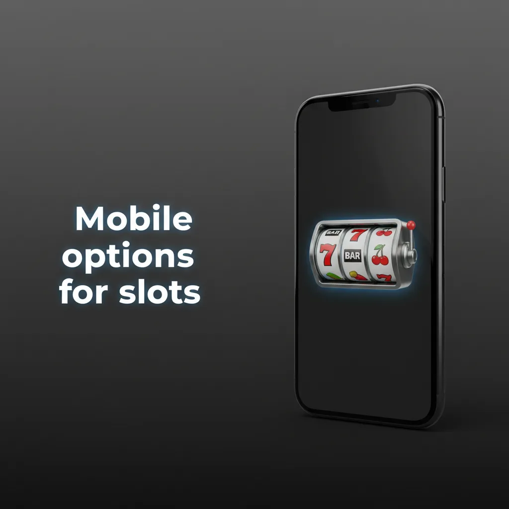 Phone displaying Spin My Win Casino slots with mobile website and PWA options for iOS and Android.