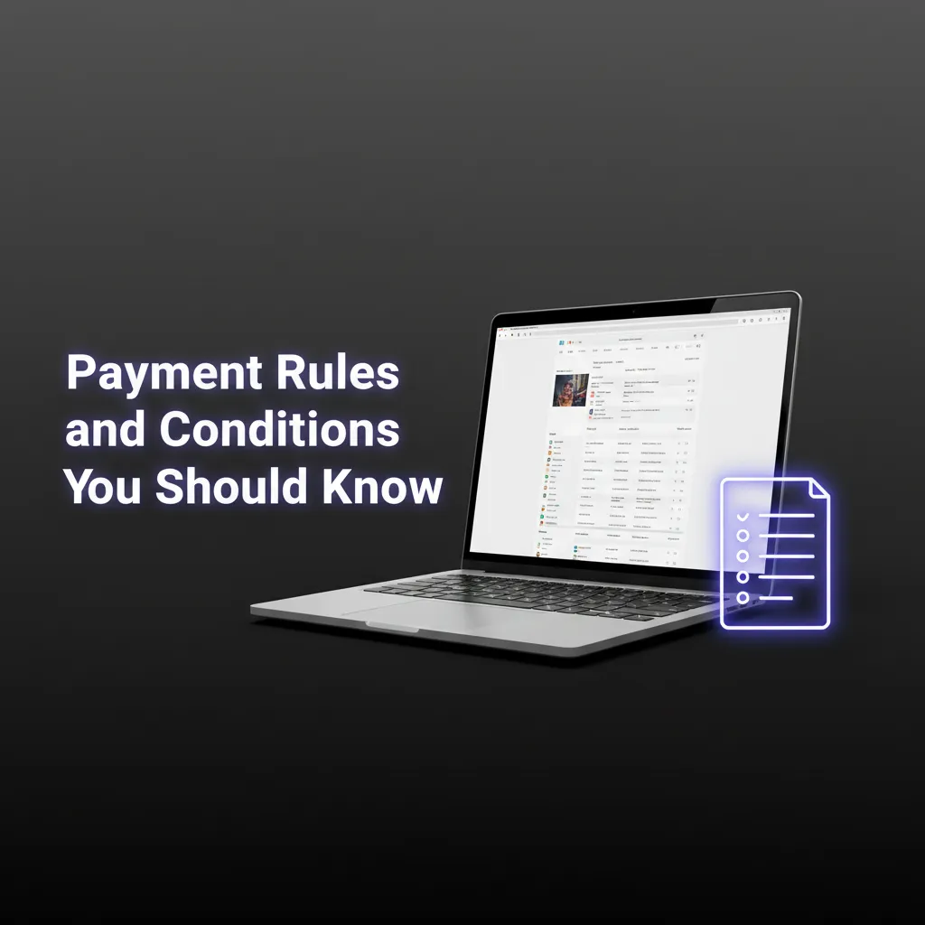 UK payment rules: debit cards only; name must match; withdraw to source; verification; USDT-GBP conversion; fees apply.