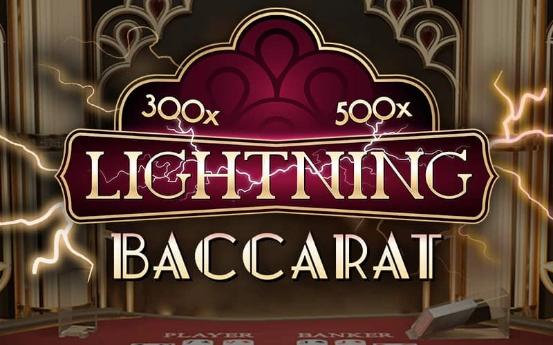 Experience thrilling Lightning Baccarat in the Spin My Win Casino live area.