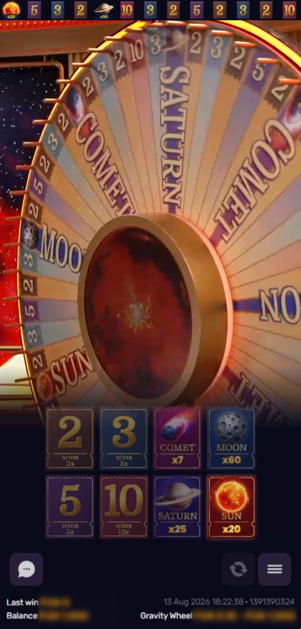 Play live casino games and manage your balance at Spin My Win Casino.