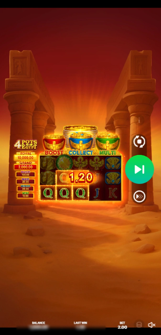 Adjust your bet amount before launching rounds on Spin My Win Casino slots.